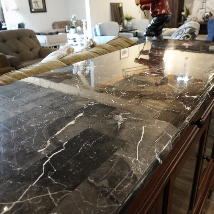 Marble Top Wine Cabinet