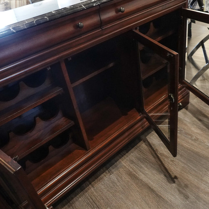 Marble Top Wine Cabinet