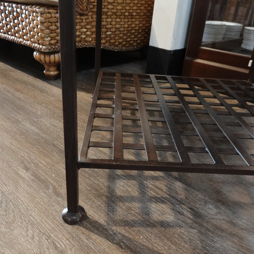Iron Base End Table