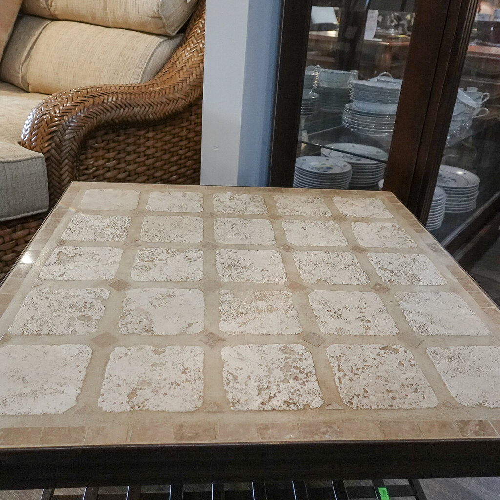 Iron Base End Table