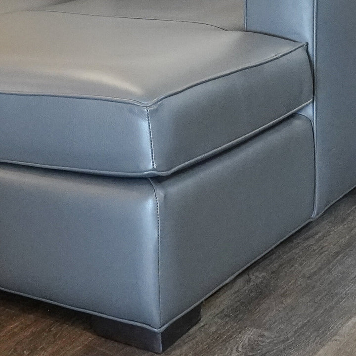 Orig. Price $6300 - Three-Piece Leather Sectional