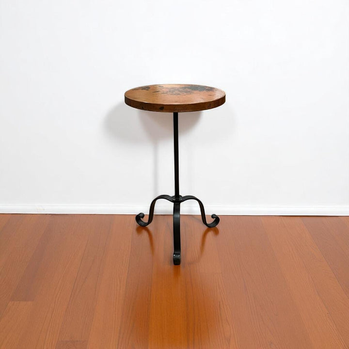 Copper Top Side Table