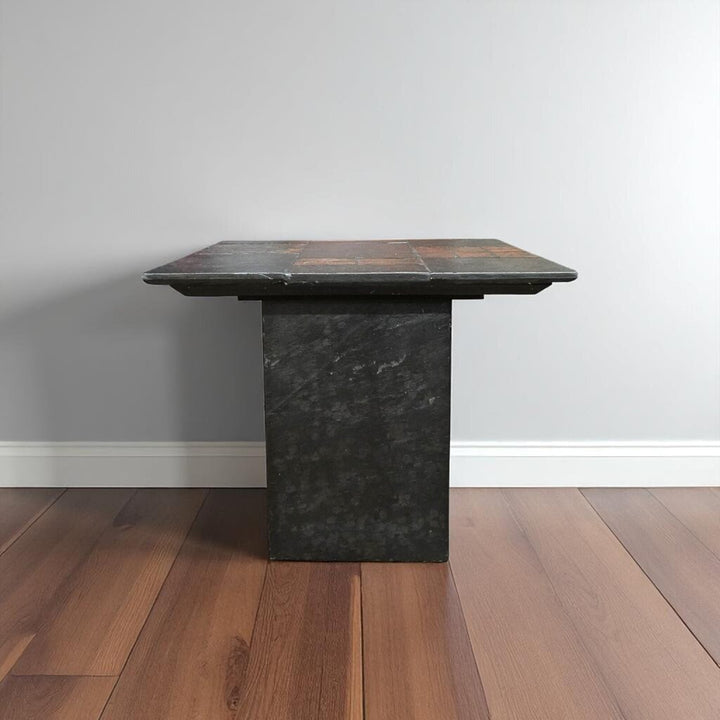 Faux Stone Tile End Table