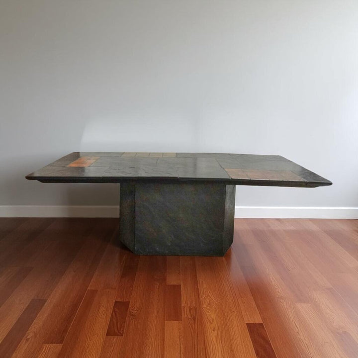 Faux Stone Tile Cocktail Table