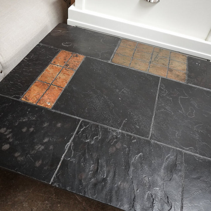 Faux Stone Tile Cocktail Table