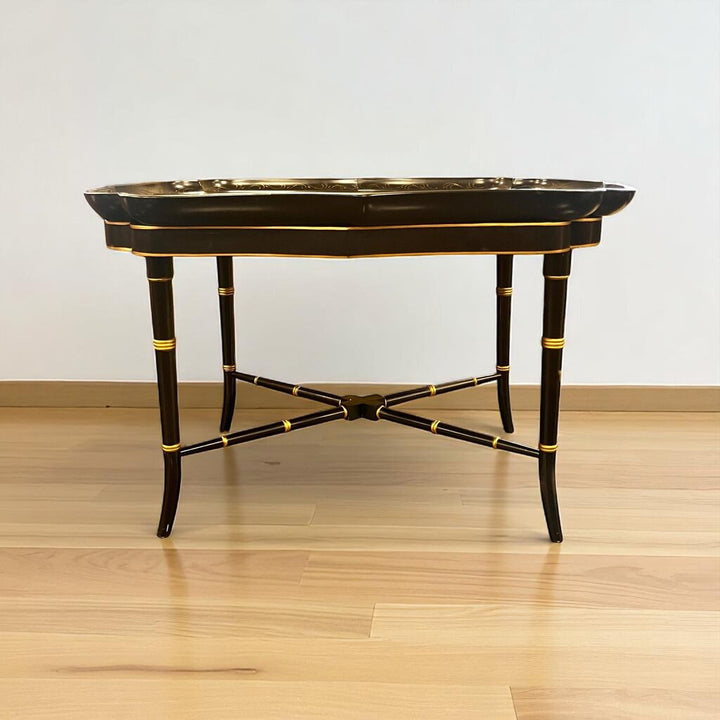 Faux Bamboo Cocktail Table