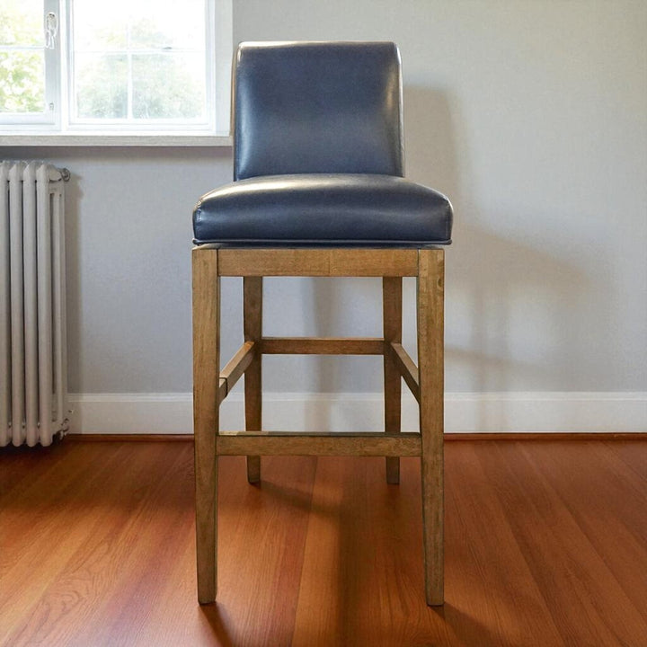 Orig Price $600 - Leather Swivel Bar Stool