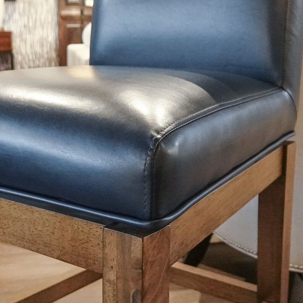 Orig Price $600 - Leather Swivel Bar Stool