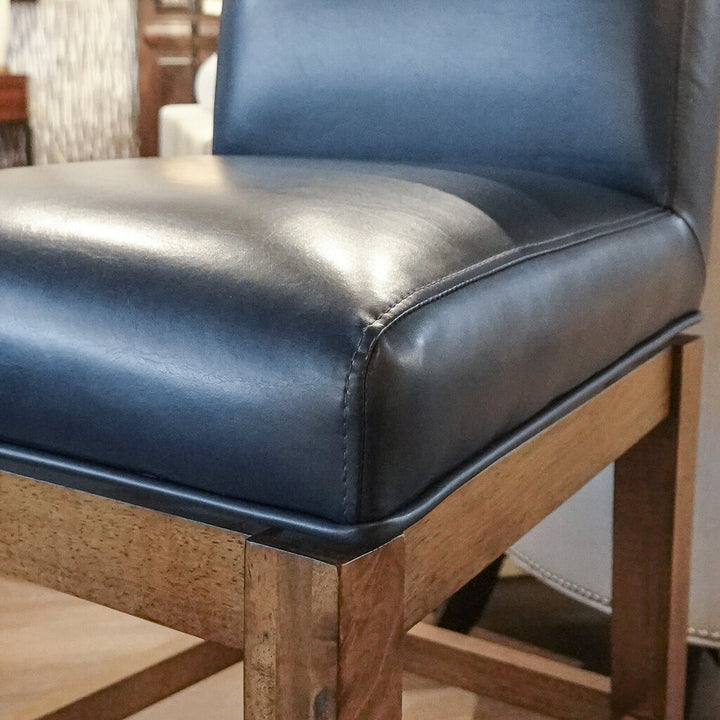 Orig Price $600 - Leather Swivel Bar Stool