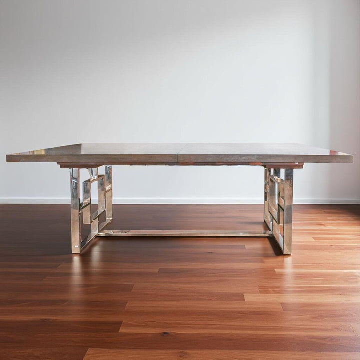 Orig. Price $2700 - Dining Table with Chrome Base
