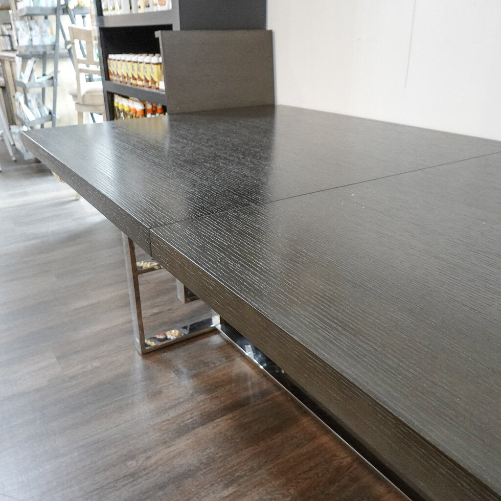 Orig. Price $2700 - Dining Table with Chrome Base