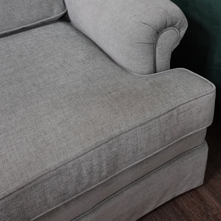 Upholstered Chair with Matching Ottoman