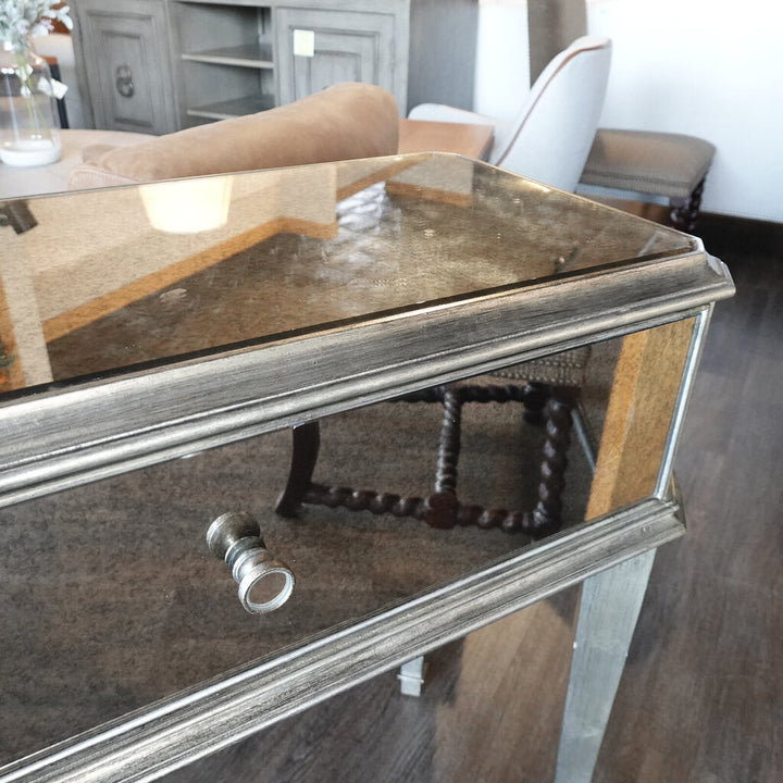 Orig. Price $1575 - Vivka Mirrored Sofa Table