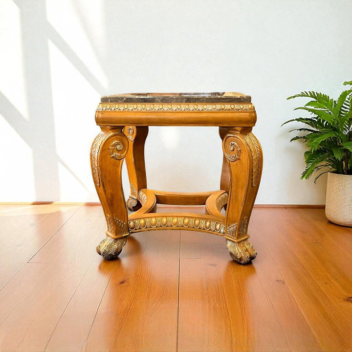 End table w/ Marble Top