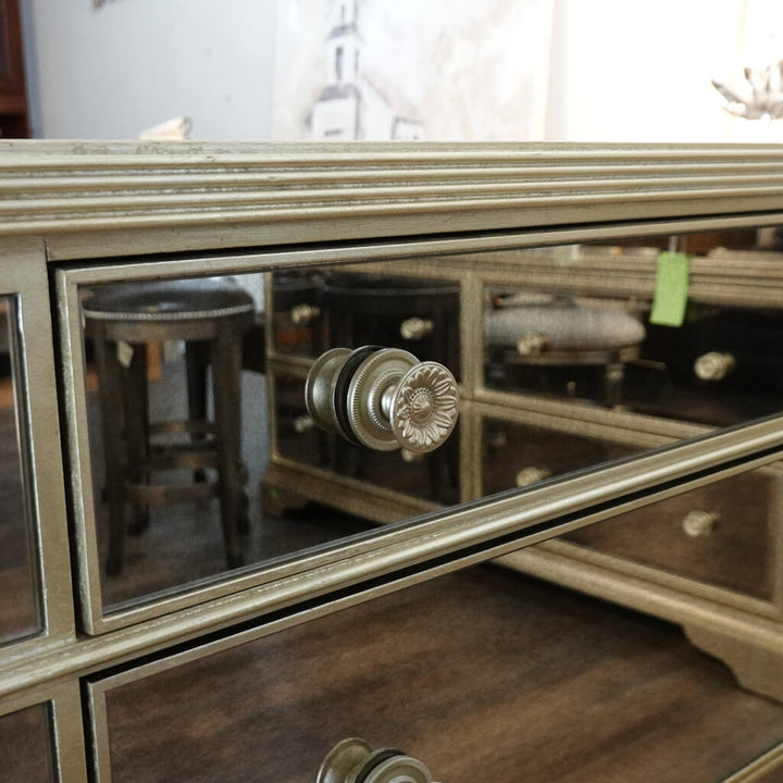 Orig Price $1500 - 3 Drawer Mirrored Dresser