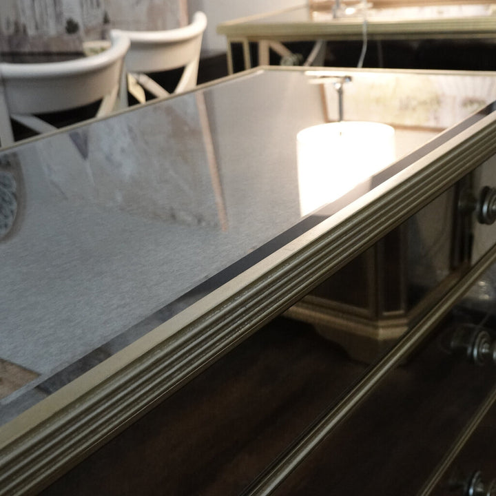 Orig Price $1500 - 3 Drawer Mirrored Dresser