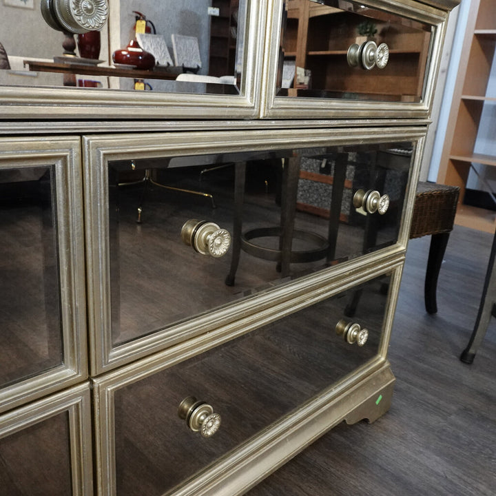 Orig Price $3000 - 7 Drawer Mirrored Dresser