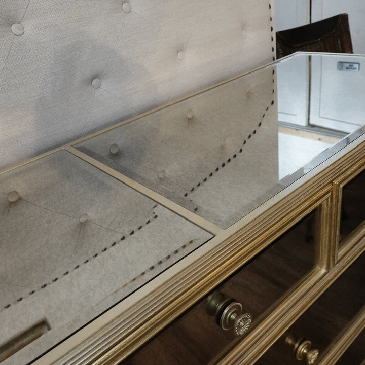 Orig Price $3000 - 7 Drawer Mirrored Dresser