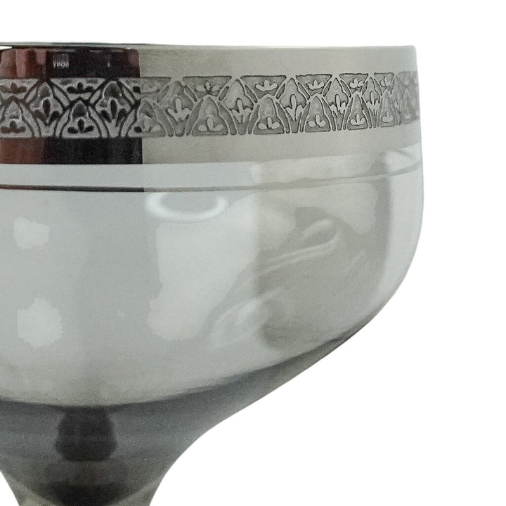 MCM Pair of Champagne Glasses - Indigo