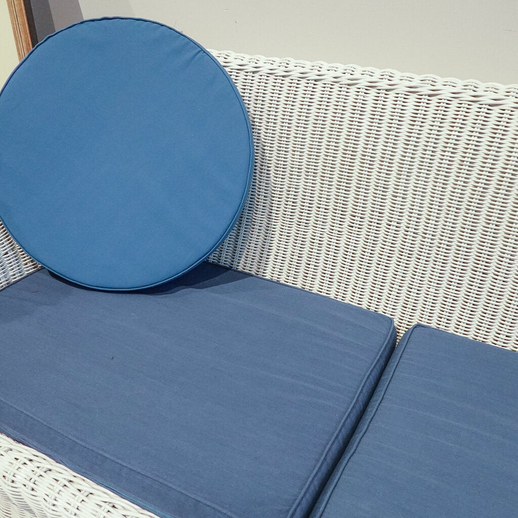 Circa 1970s Retro 3 Piece Wicker Set