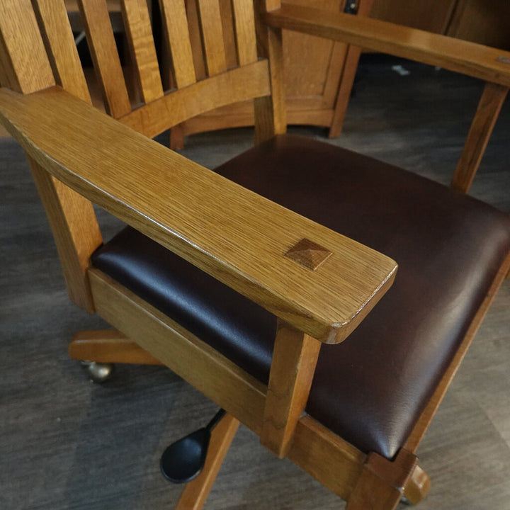 Mission Style Desk Chair