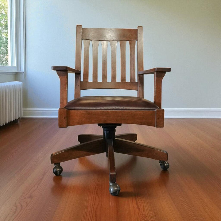 Mission Style Desk Chair
