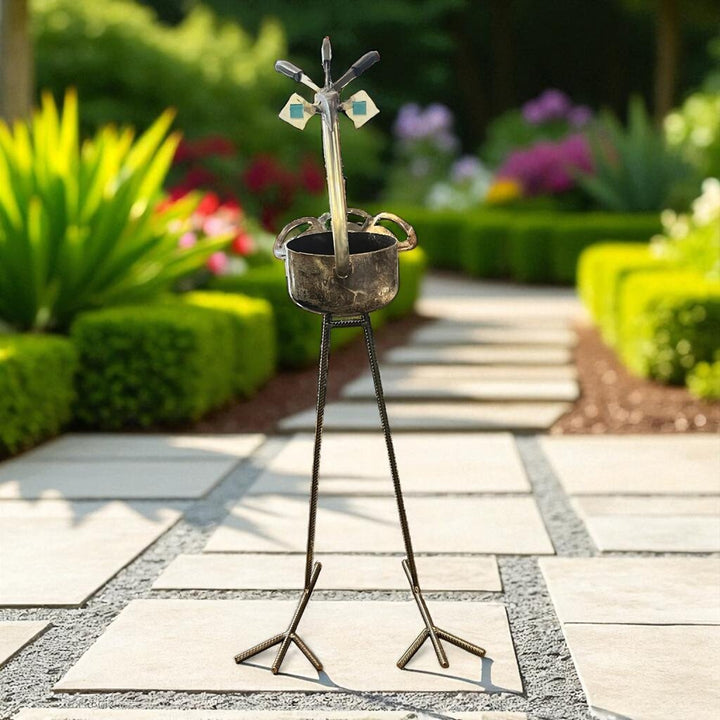 Orig Price $150 - Peacock Planter