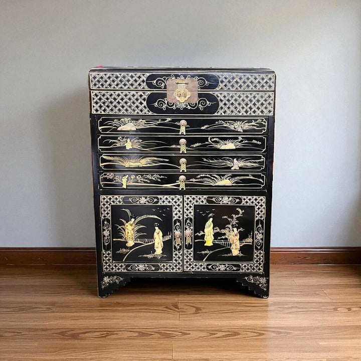 Asian Silverware Cabinet