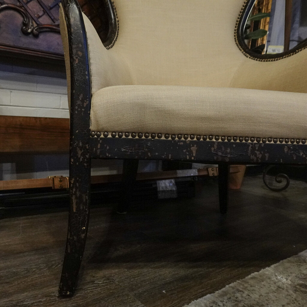 Orig Price $800 - Sandy Wingback Arm Chair