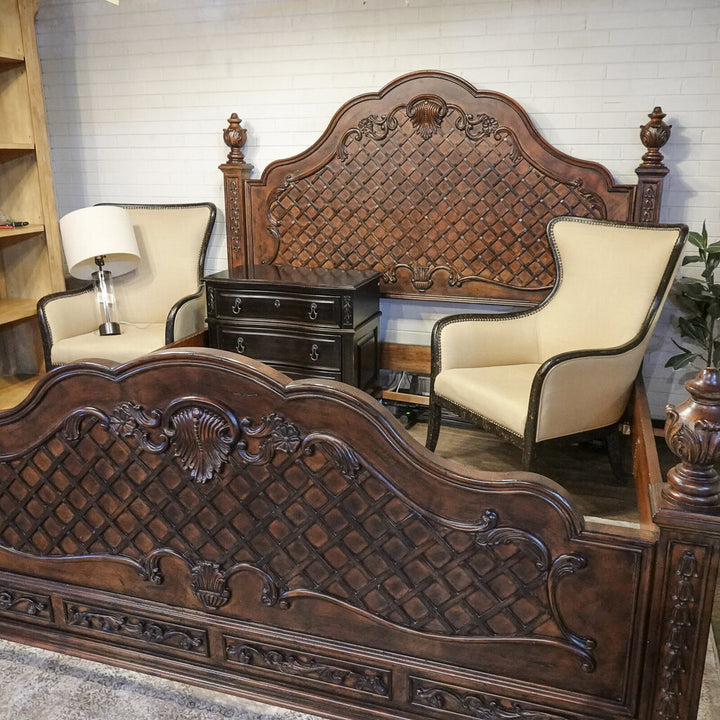 Orig Price $9000 - Ornate Bed