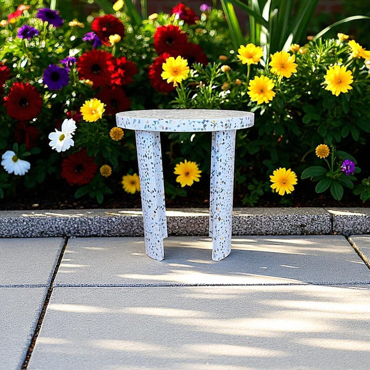 Orig Price $529 - Siesta outdoor Terrazzo Side Table