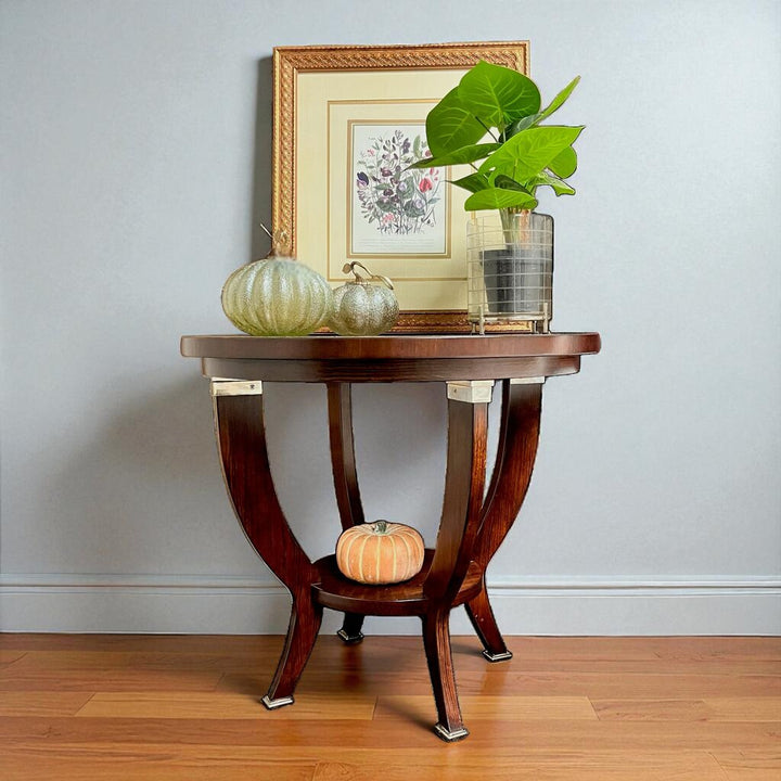 Center Table w/ Silver Accents
