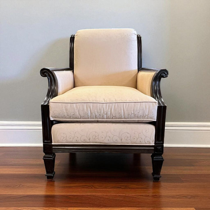 Wood Framed Accent Chair