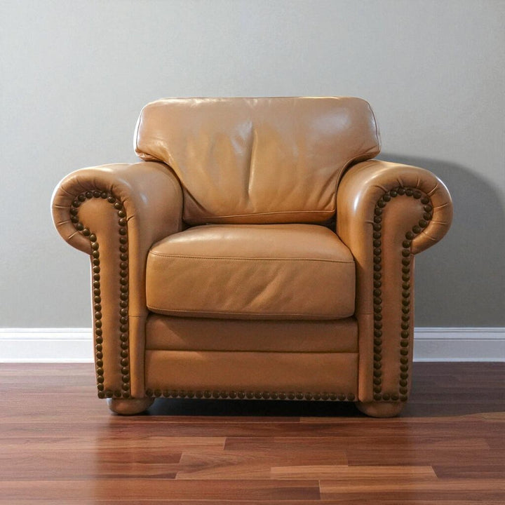Orig Price $2500 - Custom Leather Chair