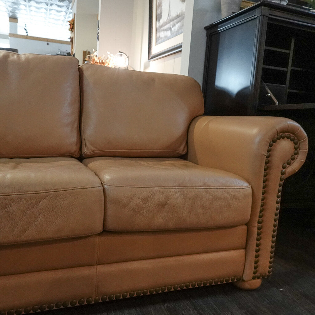 Orig Price $4000 - Custom Leather Sofa