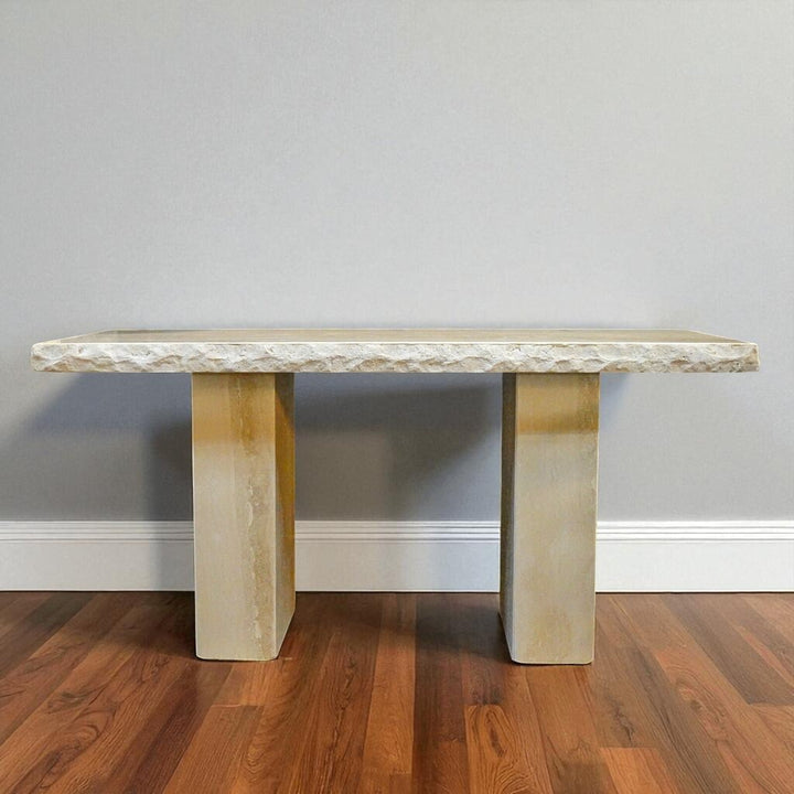 Travertine Sofa Table