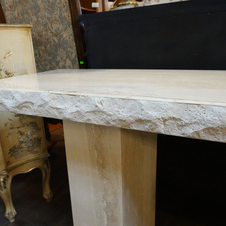 Travertine Sofa Table