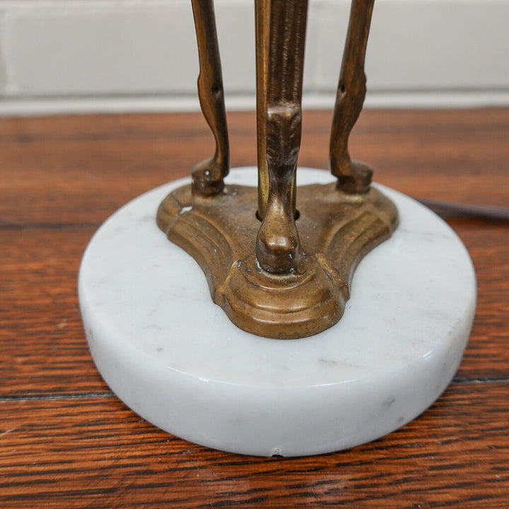 Antique Brass Accent Lamp