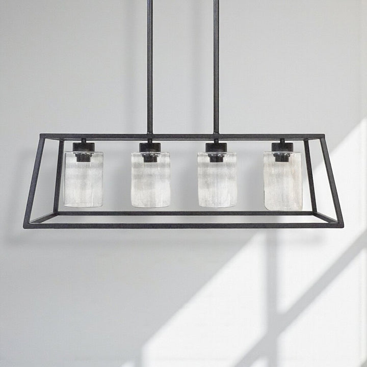 Contemporary 4 Light Chandelier