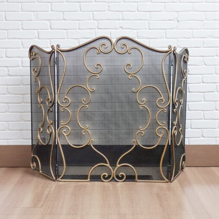 Scroll Fireplace Screen