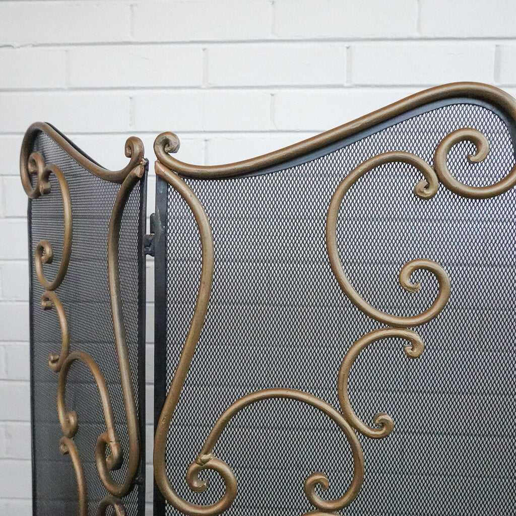 Scroll Fireplace Screen