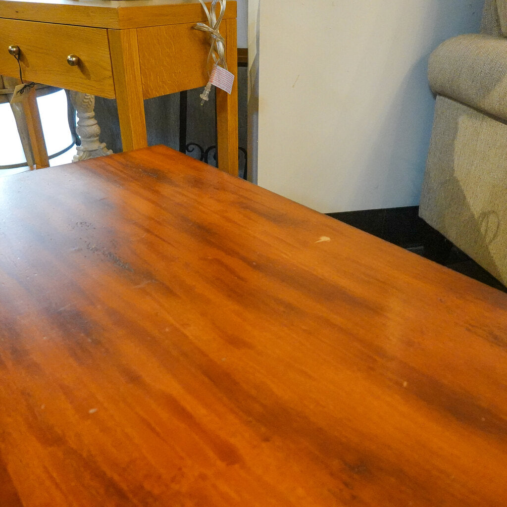 Wood and Iron Chest Table