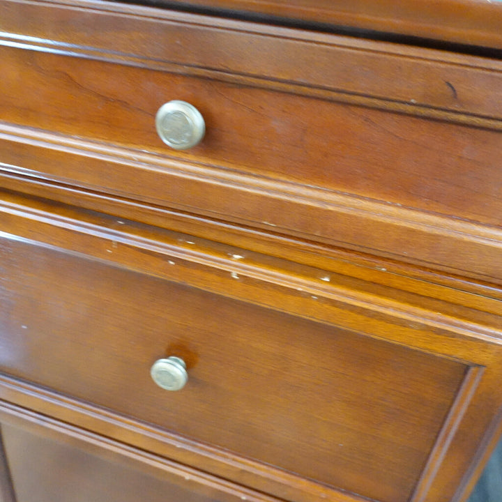 Desk with Protective Glass Top