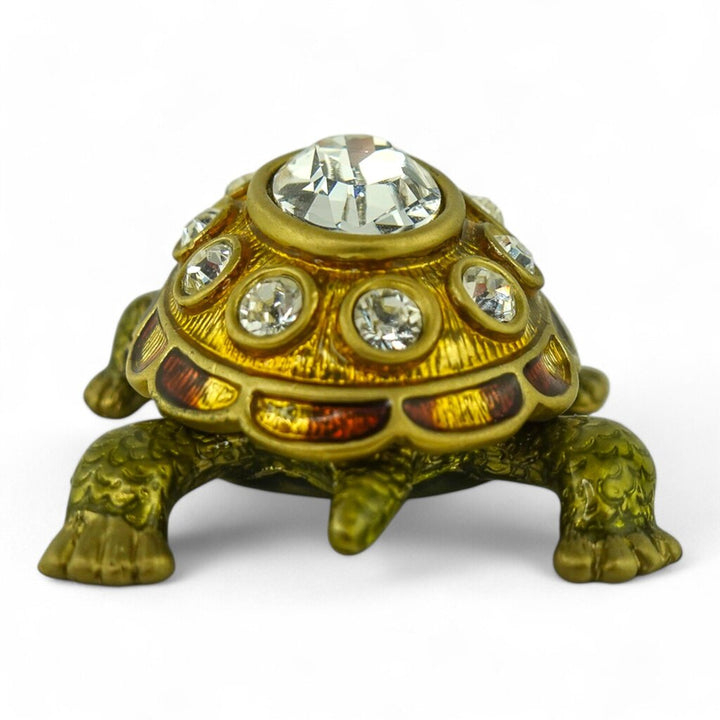 April Birthstone Turtle Trinket Box