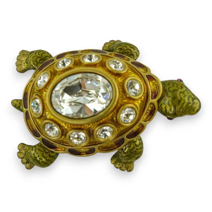April Birthstone Turtle Trinket Box