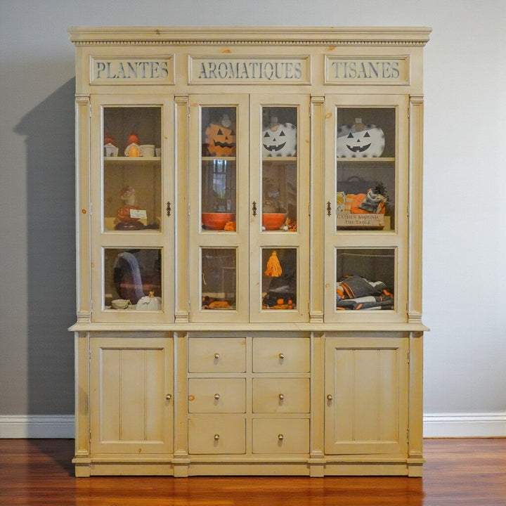 Orig. Price $6500 - Two Piece French Hutch