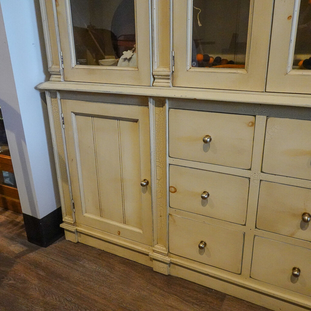 Orig. Price $6500 - Two Piece French Hutch