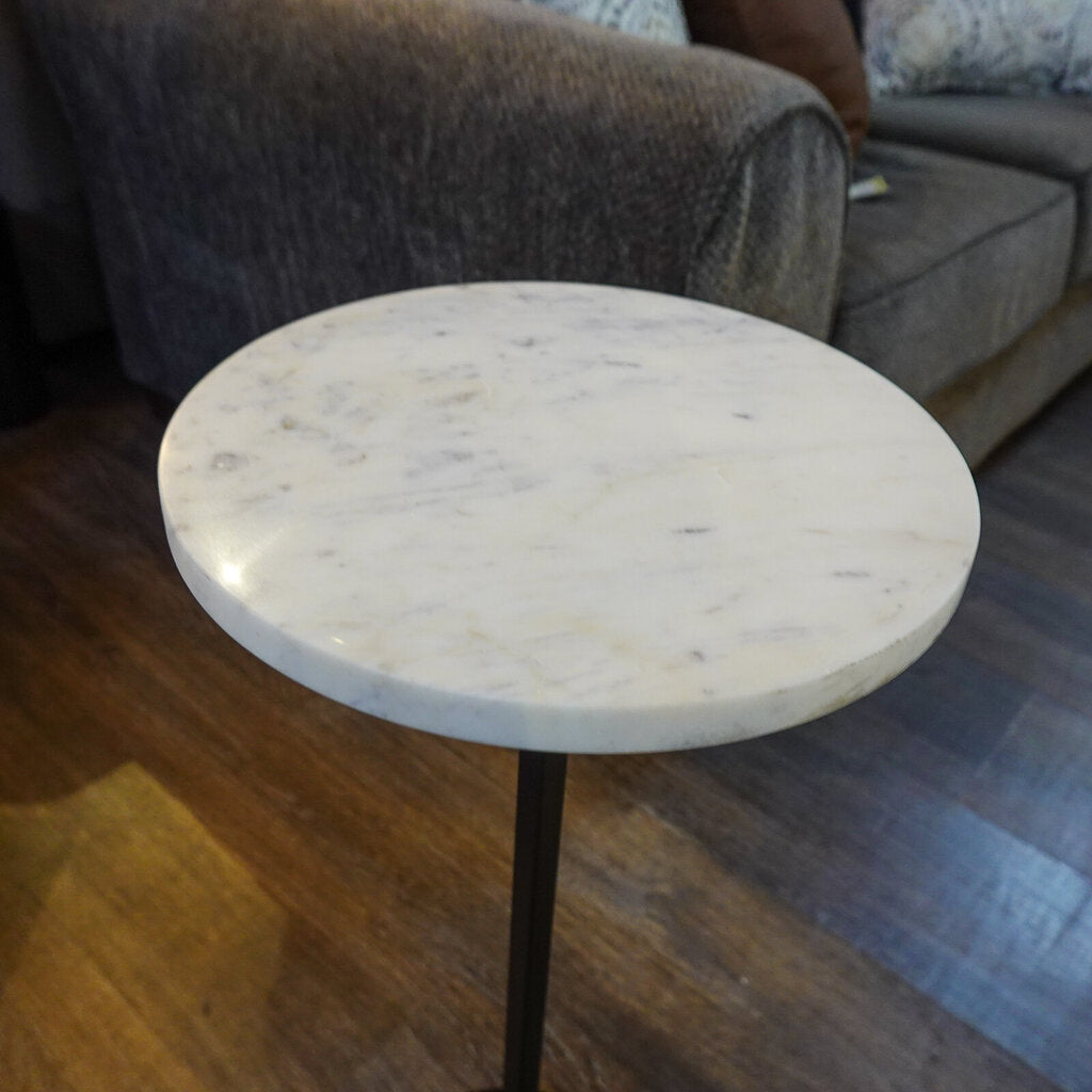 Orig Price $80 - Marble Top Accent Table