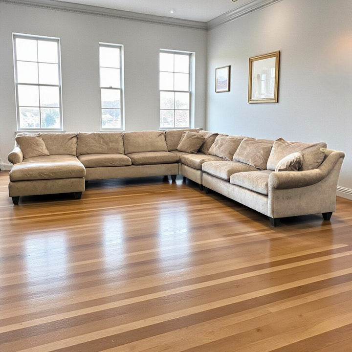 Orig Price $10000 - 5 Piece Sectional w/ Chaise