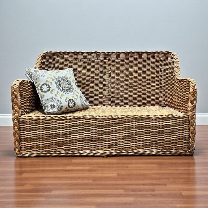Rattan Loveseat
